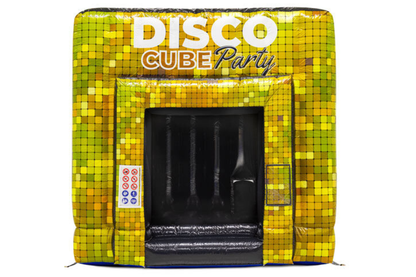 Hüpfburg "Disco" mit Partylicht und Musik-Box (Miete)