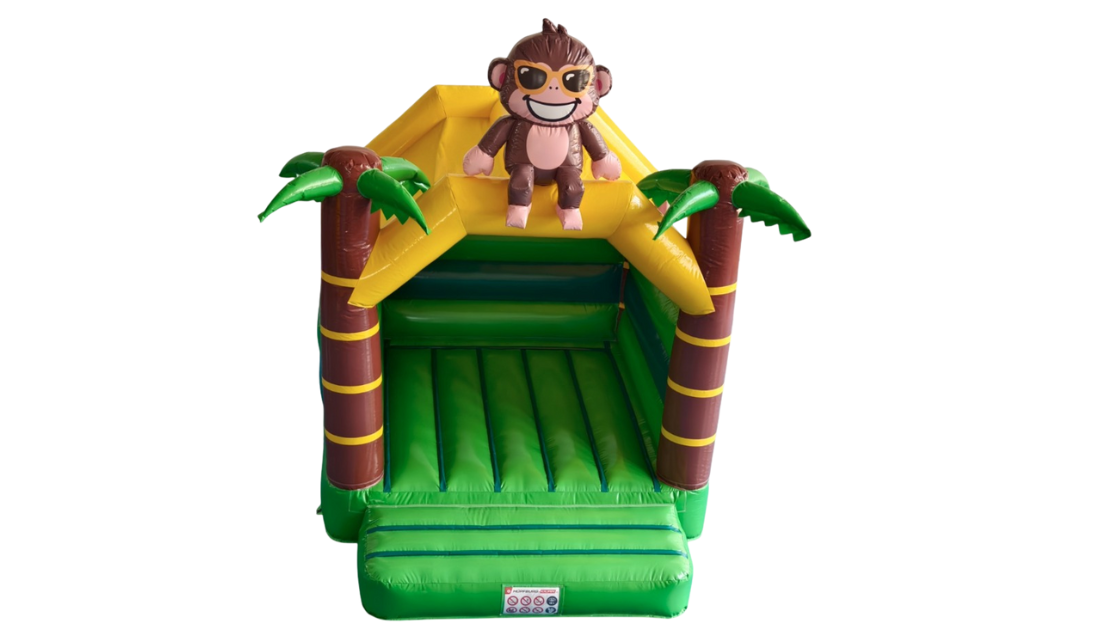 Hüpfburg "Dschungel-Fun" - für Deine Party (Miete)